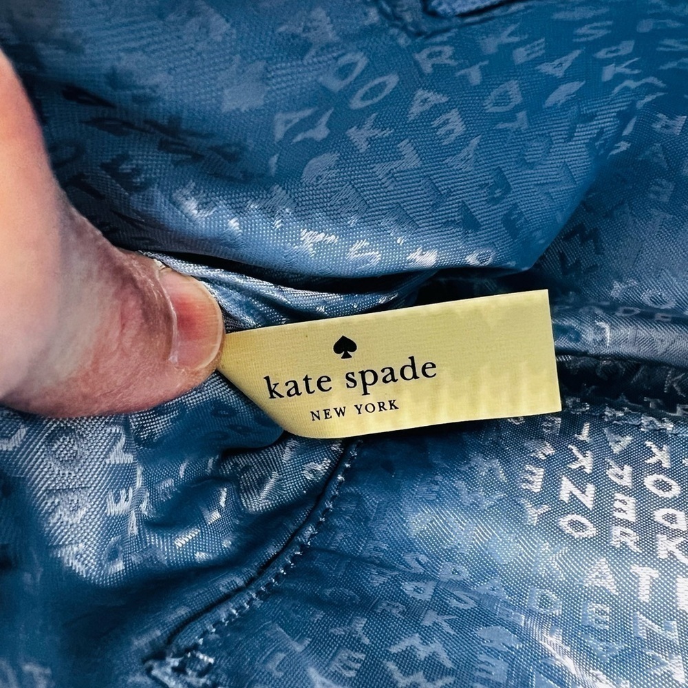 KATE SPADE DECLAN SAWYER STREET CROSSBODY BAG CLOUD COVER BLUE NWT - Picture 6 of 13